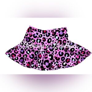 Pink Leopard Skort